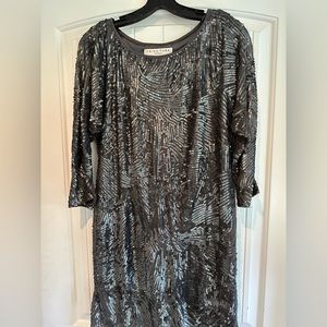 Trina Turk sequin 3/4 cocktail dress